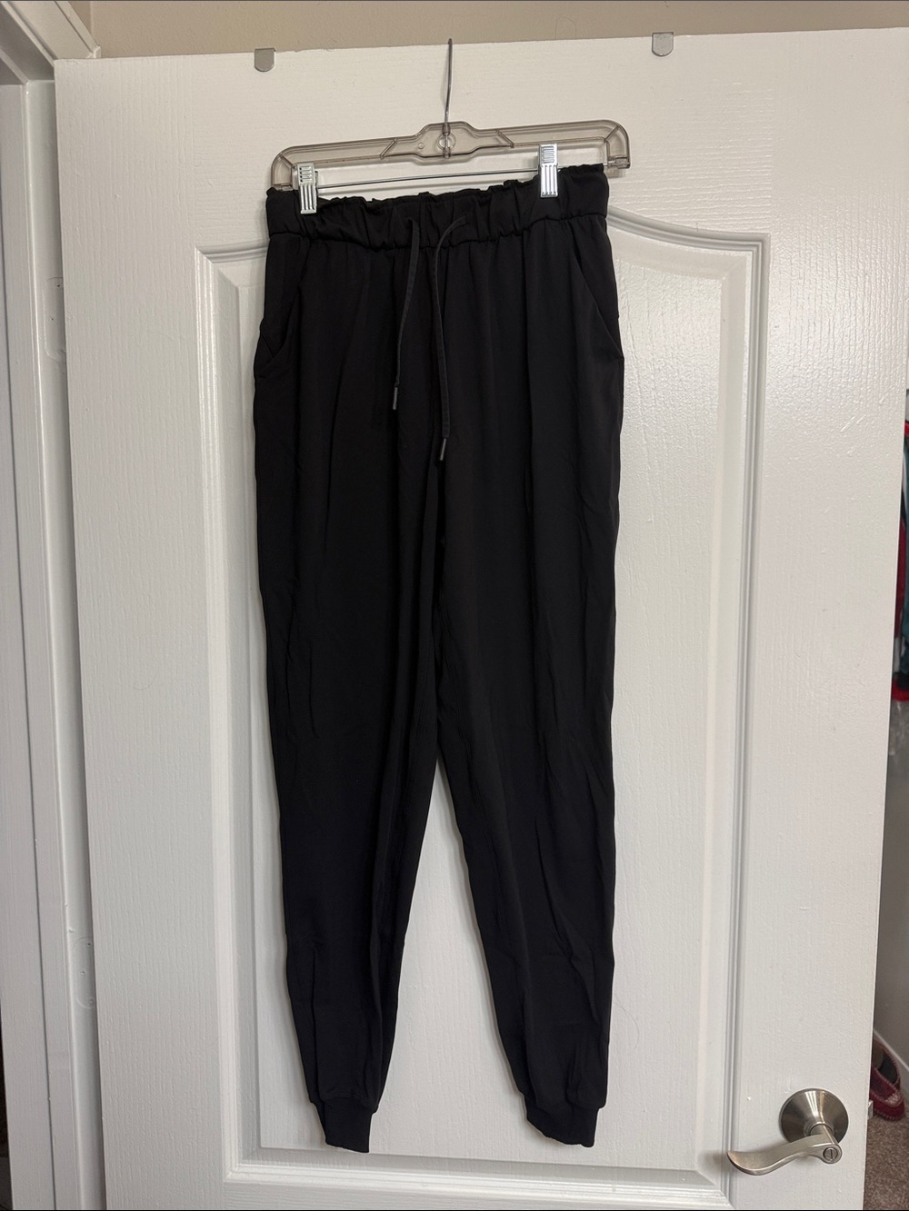 lululemon athletica Black Elastic Waist Jogger Pants
